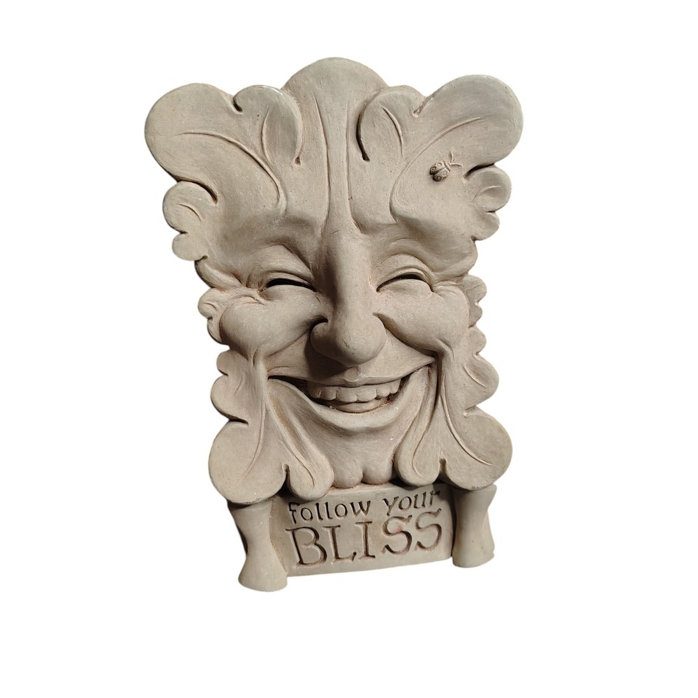 Vintage follow your bliss Plaque Outdoor face